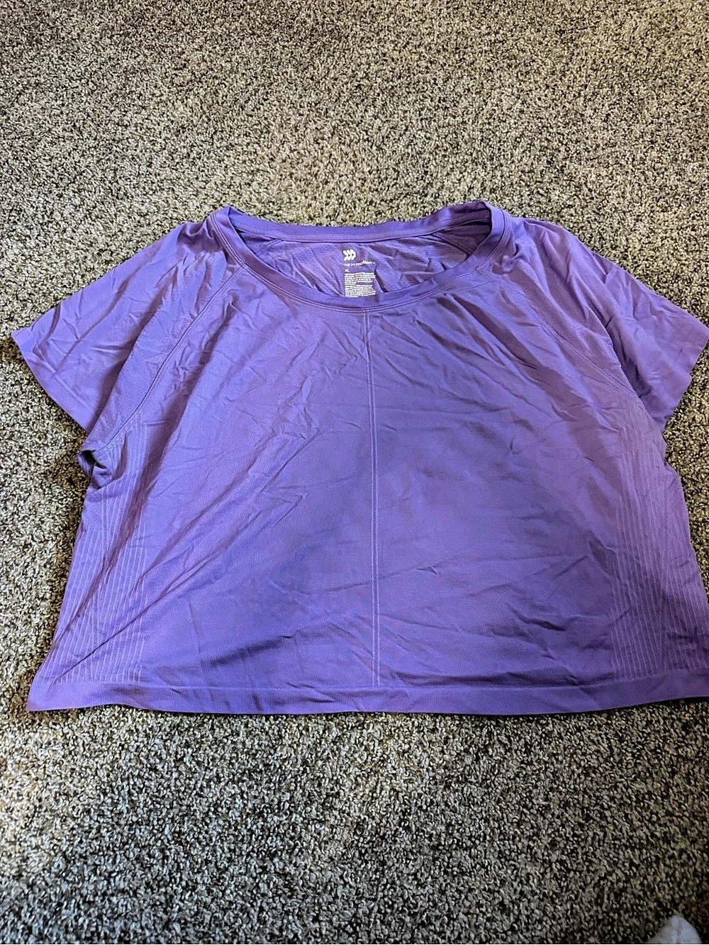All in Motion Women's Seamless Short Sleeve T-Shirt Purple XL